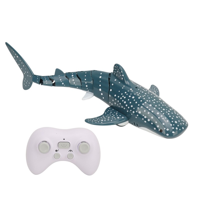 RC Shark Toy Pool Boat Toy High Simulation Light Effect