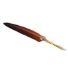 Feather Pen Exquisite Vintage Elegant Stainless Steel Smoothly Writing Wear