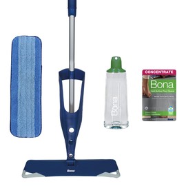 Bona Bona Multi-Surface Floor Premium Spray Mop - Includes Multi-Surface Floor Cleaner Concentrate and Machine Washable Microfiber Cleaning Pad - For Stone, Tile, Laminate and Vinyl LVT/LVP Floors