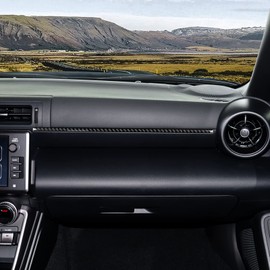 AIRSPEED Accessories for Toyota GR86 ZN8 Subaru BRZ ZD8 2021 2022 2023 2024 Real Carbon Fiber Car Console Dashboard Strip Cover Stylish Decal Subaru BRZ Toyota GR86 Interior Parts Interior Panel