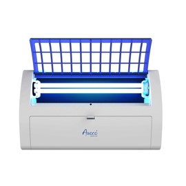 Awoco 36 W Wall Mount Sticky Fly Trap Lamp for Capturing Flies, Mosquitoes, Moths and Flying Insects (Fly Trap + 6 Glue Boards)