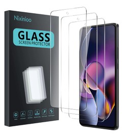 Nixinioo 3 Pack Tempered Glass Screen Protector for Motorola Moto G Stylus 5G 2024/2025, Anti-Fingerprint, 9H Hardness, Scratch Resistant, Easy to install, Bubble Free