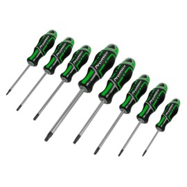 Sealey 8pc GripMAX® Security TRX-Star* Screwdriver Set - Hi-Vis Green - AK4323HV