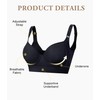 Junlan Full Coverage Minimizer Bra Women's Comfort Sleep Bra Seamless