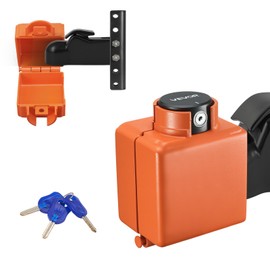 VEVOR Collar Coupler Lock, Fits 2 & 2-5/16-Inch Demco Cast Head Couplers, Trailer Hitch Lock with 3 Keys Secures Security Chains, Rust-Resistant, Anti-Theft RV Trailer Locks for RV, Trailer, Boat