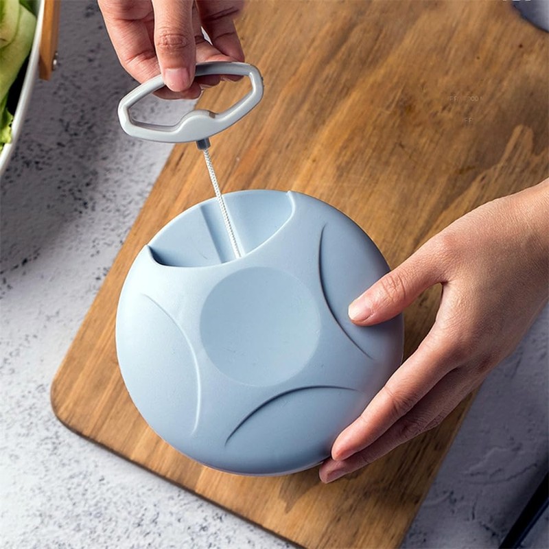 Garlic Chopper Manual Food Chopper Multi-Functional Chili Onions Vegetable Cutter
