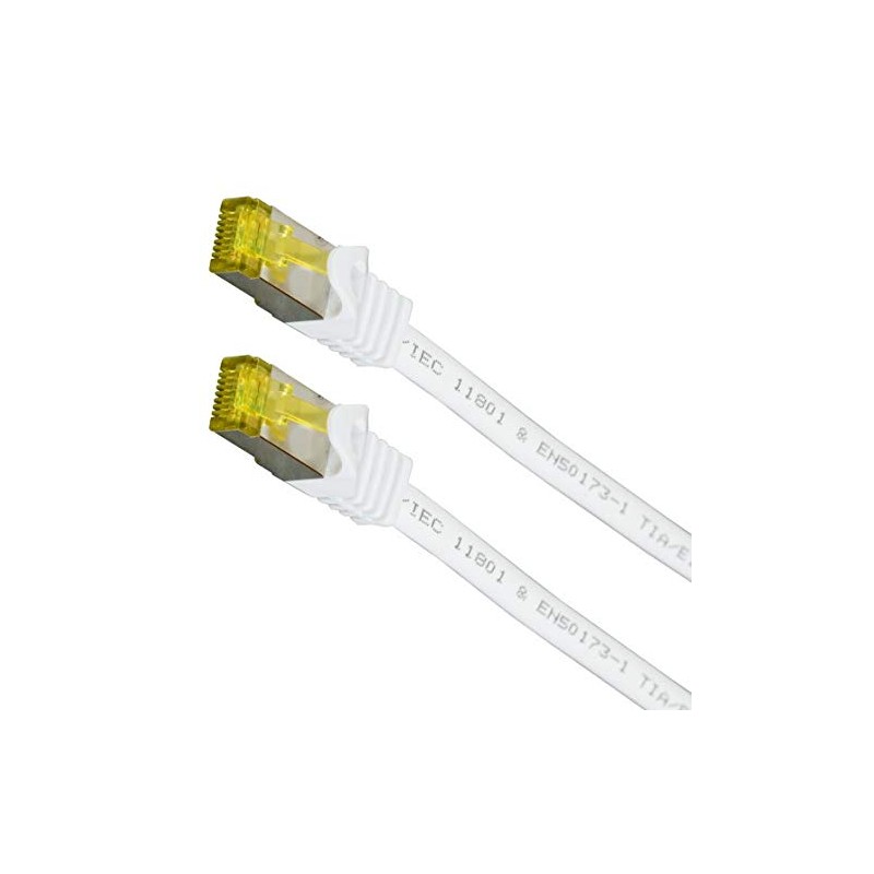 Cavo Patch Cat.7 Plug RJ45 6A S/FTP LSZH 2m Bianco