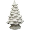 Darice Unfinished Ceramic Christmas Tree, 11.4-Inch