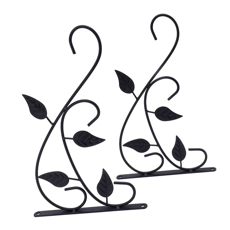 2pcs Hanging Plant Bracket Heavy Duty Rust Resistant Durable Iron