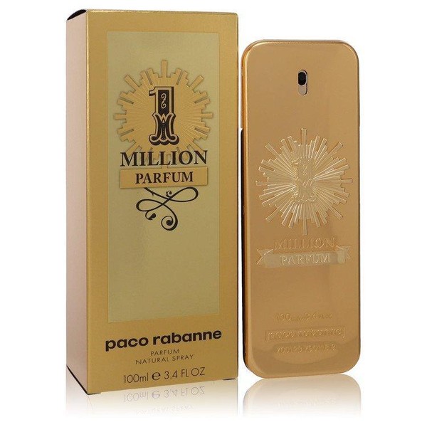 Paco Rabanne 1 Million Parfum Parfum Spray, 3.4 oz Parfum Spray