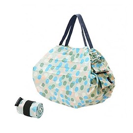 MARNA Unisex Shupatto Japanese Compact Foldable Shopping Bag Medium - Mori (Forest) Japanese Shopping Bag, Fantasy Green, Contemporary
