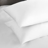 Silentnight Cotton Rich Pillowcase, White, Pack of 2, 74 x
