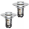 Hibbent 3 in 1 Bathroom Sink Plug Stopper Wash Basin