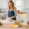 Beeswax Bread Bags for Sourdough Storage, 2 Packs Reusable Containers