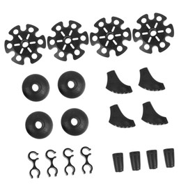 BIUDECO 20pc Hiking Stick Accessories Set Trekking Pole Tips Mud Baskets for Hiking Poles