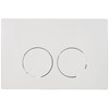 Geberit Delta21 115125111 Actuator Plate for 2-Type Flushes White