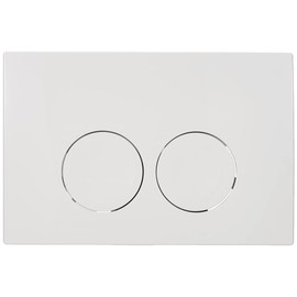 Geberit Delta21 115125111 Actuator Plate for 2-Type Flushes White