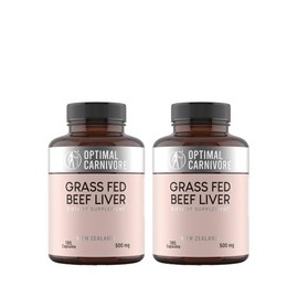 Grass Fed Beef Liver Capsules, Grassfed Beef Liver Supplement, Desiccated Beef Liver Capsules, Beef Liver Supplement Grass Fed, Dessicated Liver Supplement, Freeze Dried Liver, Beef Liver Pills - size: 2 Bottles in Pack