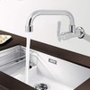 TOPINCN Kitchen Faucet, Wall Mounted Single Cold Water Tap Single