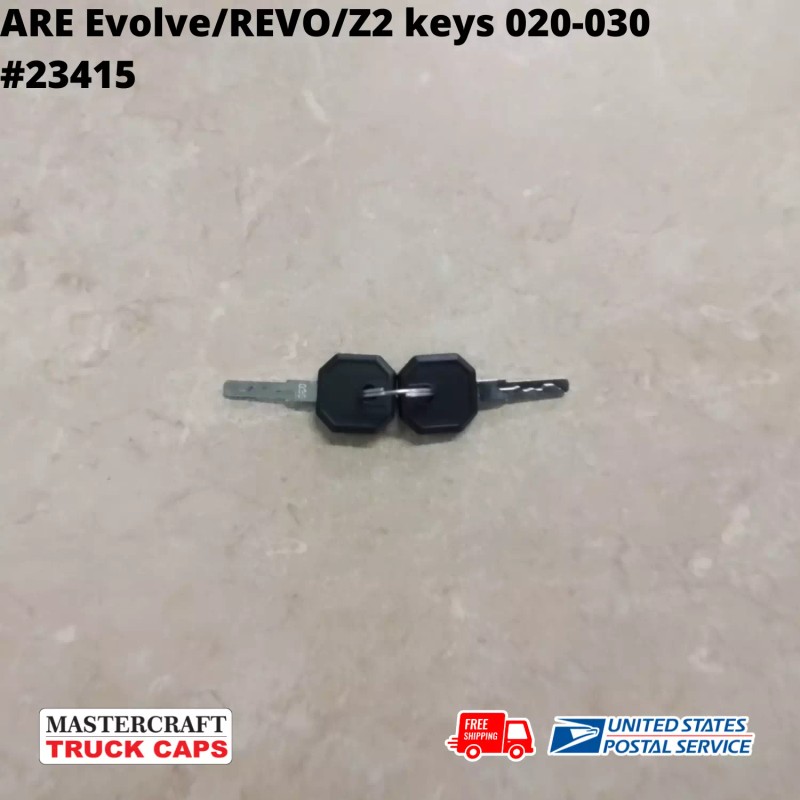 ARE truck cap keys for Z2 REVO and Evolve model