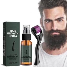 Tkekruh Beard Serum 30 ml, Niacinamide Serum Beard Serum, Accelerate Beard Growth, Exquisite Beard Care, for Soft Beard, Intensive Daily Beard Care, Beard Growth Serum