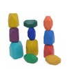 Kayzyue Wooden Stacking Rocks Building Blocks Set, 36 Pcs Montessori