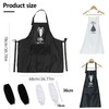 YYBD Couples Apron Set Mr and Mrs Aprons Kitchen Cooking