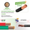 10L0L 3 Awg Golf Cart Heavy Duty Battery Cables for