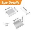 MOROBOR 8 Pack Finger Edge Pull, Self-Stick Instant Cabinet Drawer