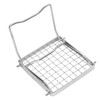 Portable Campfire Grill Silver Mini Folding Grill Rack Stainless Steel
