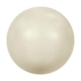 8mm Austria Crystal 5817 Pearl Bridal Button with Shank by 2-pcs (Crystal Cream Pearl)