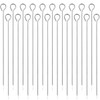 20Pcs Metal Kebab Skewer Stainless Steel Turkey Lacers 7.9" BBQ