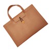 PU Leather Computer Bag Thin Lightweight Handheld Laptop Tote Bag