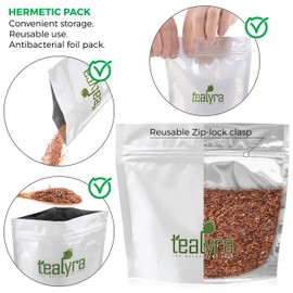 Tealyra - Pure Rooibos Red Herbal Tea - African Red Bush Loose Leaf Tea - High in Antioxidants - Relax - Detox - Low Blood Pressure - Kids Welcome - Caffeine-Free - 450g