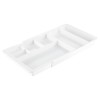 InterDesign Clarity Expandable Drawer Organizer, White