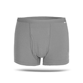 Ropa Interior de Incontinencia para Hombres, Bragas de Algodón Transpirables, Absorbentes y Lavables, con Área Absorbente Frontal (L)