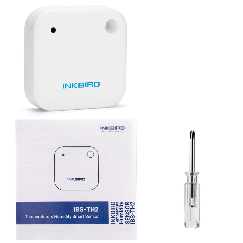INKBIRD IBS-TH2 Bluetooth Thermometer, Hygrometer, High Accuracy, Thermometer/Hygrometer, Smart Sensor,