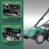 ProGreen 13 Inch 12A Electric Dethatcher Scarifier,2 in 1 Folding
