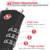 NAGE TSA Suitcase Locks, 3-Digit Security Luggage Locks, Travel Padlocks