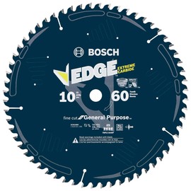 BOSCH DCB1060 Daredevil 10-Inch 60-Tooth Fine Finish Circular Saw Blade