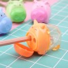Papelería Laxia Kit 4 Pz De Sacapuntas Cerdito Puerquito Kawaii