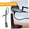 SUPVOX Headphone Mic Splitter Cable Nylon Braided Audio Splitter Dual