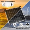 20W 12V Solar Panel Kit with 10A Charge Controller High