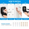 AMIR Key Lock Box for Outside, Wall Mounted Lockbox for