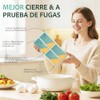 2PCS con Tapa, Recipiente para Sopa de 1 Taza, Moldes