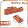 150 Pcs Mini Bricks,Sim Bricks,Micro Bricks for Garden,8 Hole Brick,Building