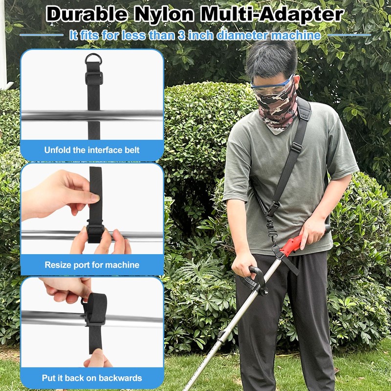 FIEIL Shoulder Strap for Weed Eater, Trimmer Shoulder Strap with