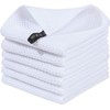 smiry Cotton Kitchen Dish Towels, 12" x 12", 6 Pack