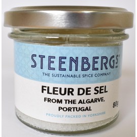 Steenbergs Fleur De Sel Sun Dried Sea Salt Standard Jar - 80g