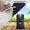 Unbranded 2 USB Solar Portable LED Flashlight Rechargeable Camping Tent